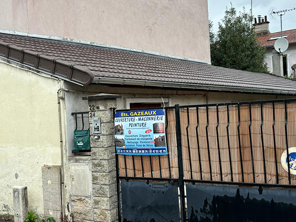 Gazeaux Couverure à Charenton-le-Pont (94220) dans le Val de Marne (94)